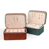 Portable Leather Jewelry Storage Box