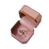Octagon gold rim jewelry box