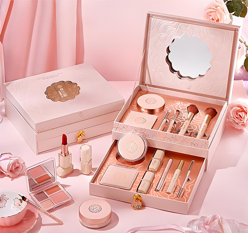 Christmas makeup gift set design Christmas makeup gift set design