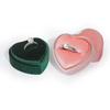 Heart-shaped Velvet Ring Box