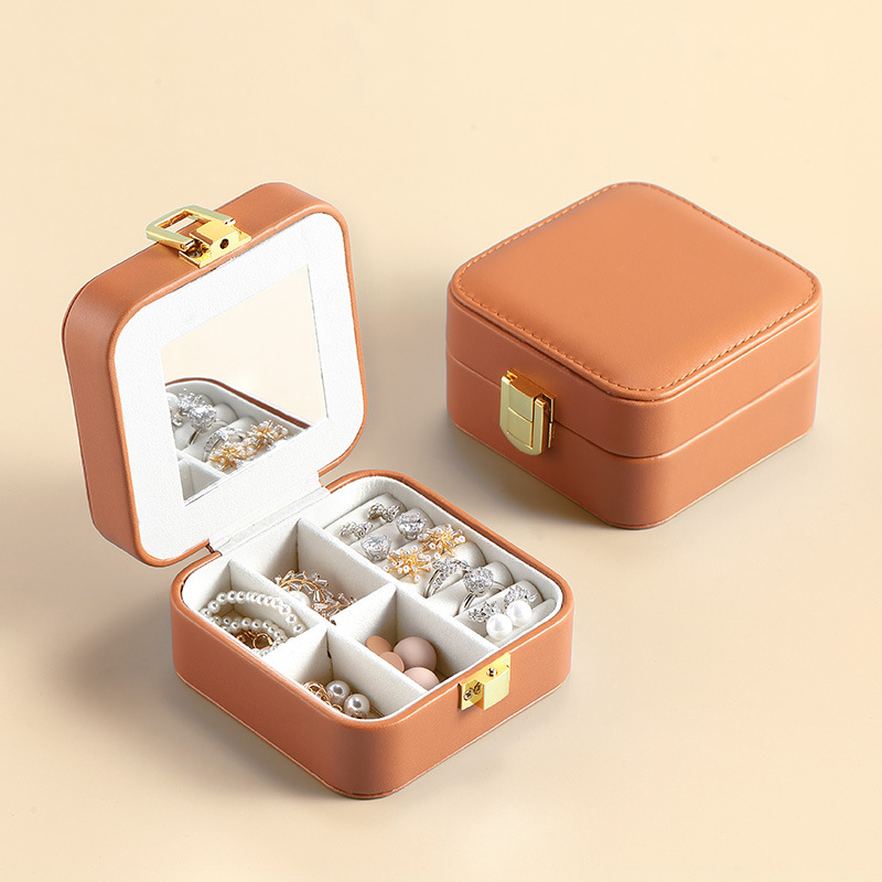 Mini Portable Jewelry Storage Box