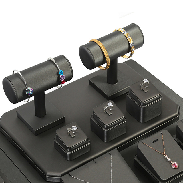 Silver Gray Luxury Jewelry Display