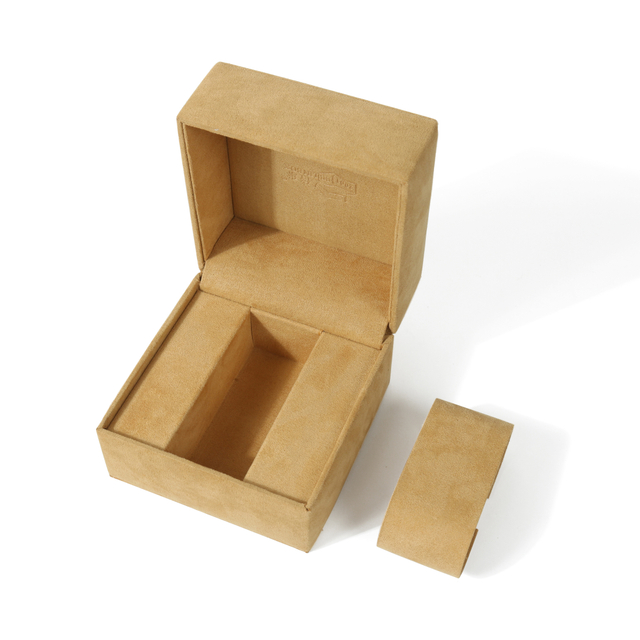Khaki Suede Watch Box