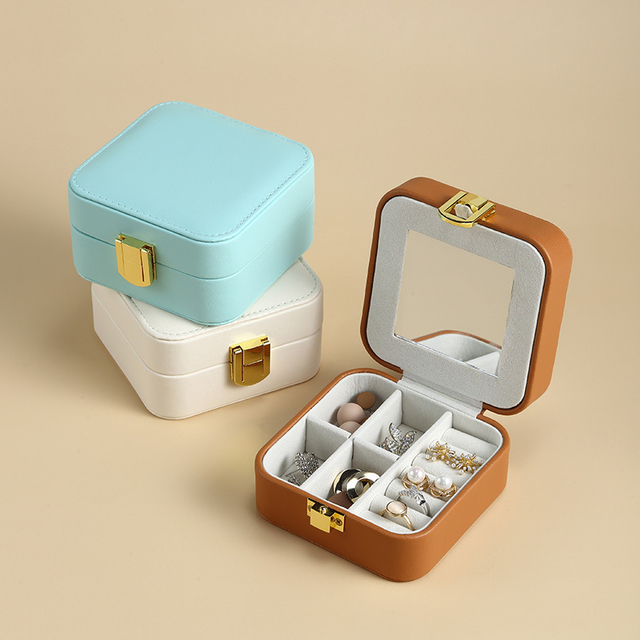 Mini Portable Jewelry Storage Box