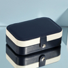 Portable Double Layer Jewelry Storage Box