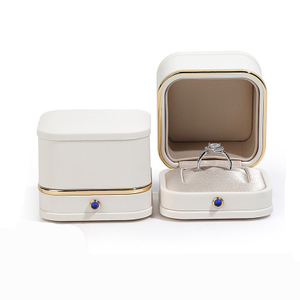 Elegant White Ring Box