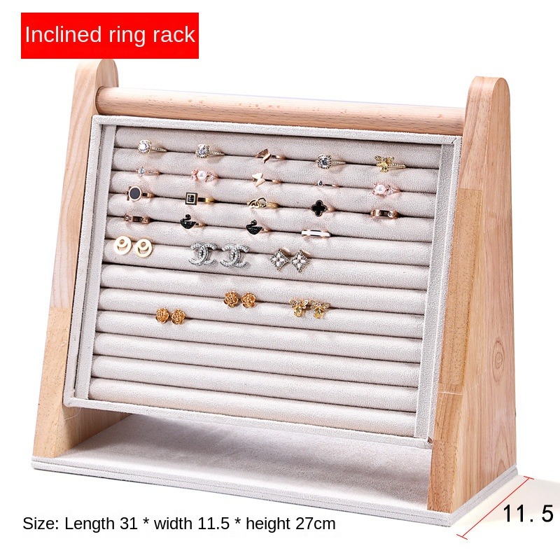 Wooden Jewelry Display Stand