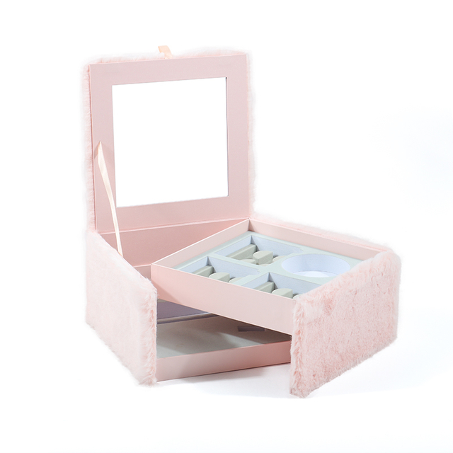 Plush Cosmetic Storage Box