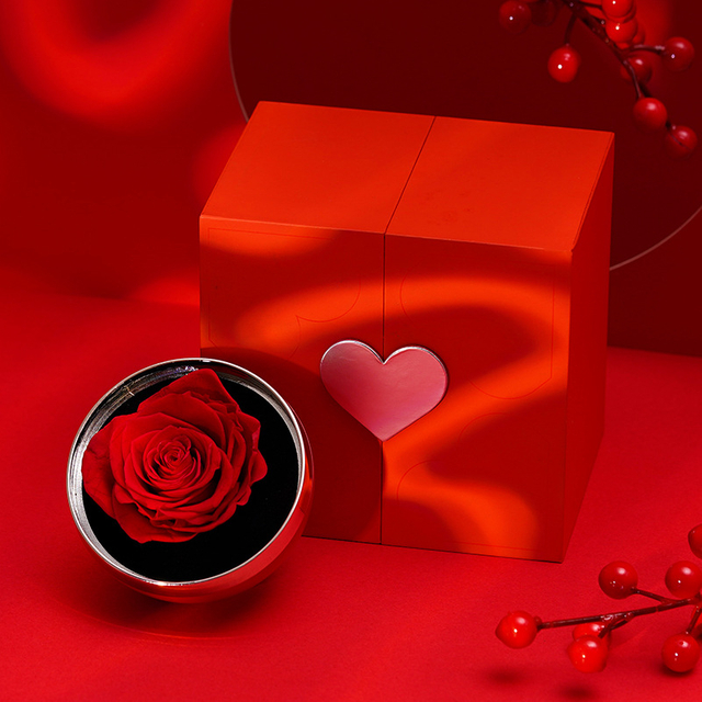 Valentine's Day Rose Jewelry Box
