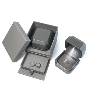 Gray Led Light Jewelry Box