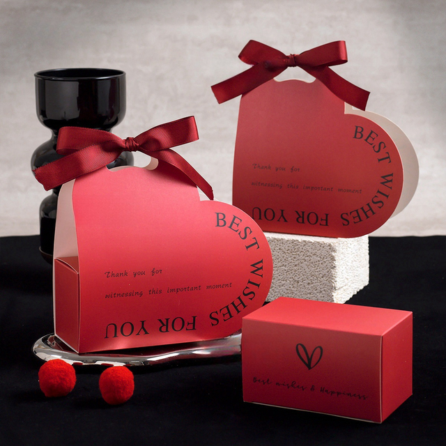 Heart Shaped Wedding Box