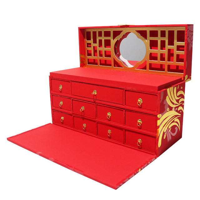 Chinese Style Large Capacity Jewelry Storage Box