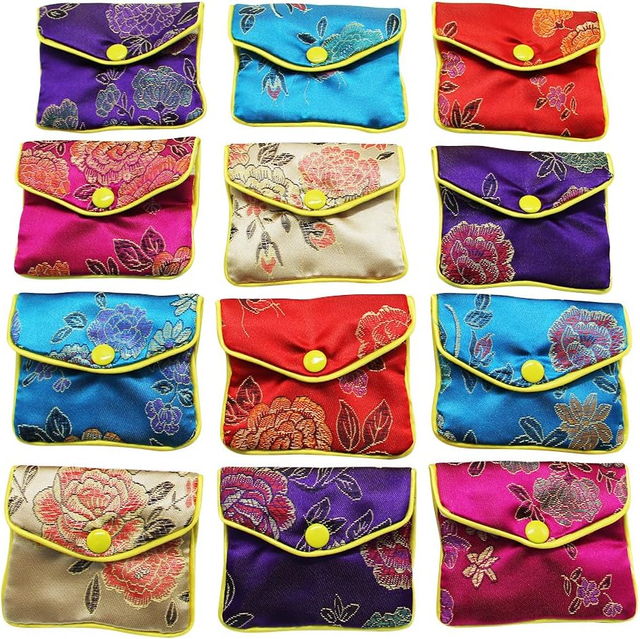 Chinese Silk Jewelry Bags