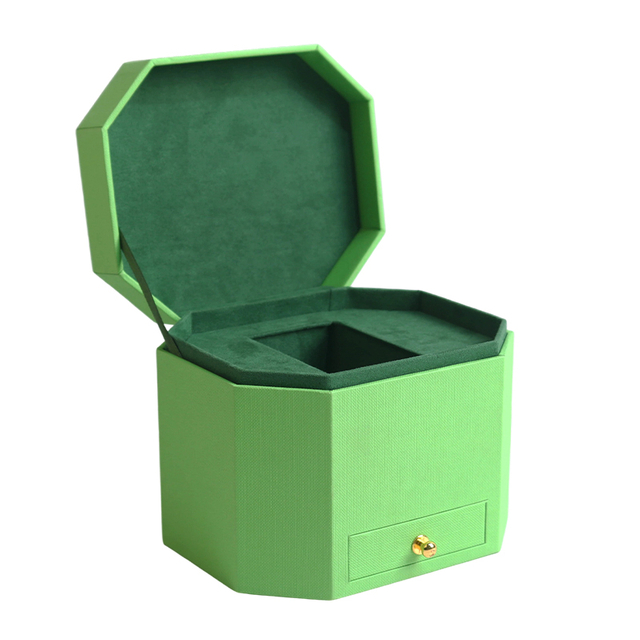 Octagonal Double Drawer Gift Box
