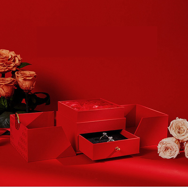 Romantic Couple Jewelry Gift Box