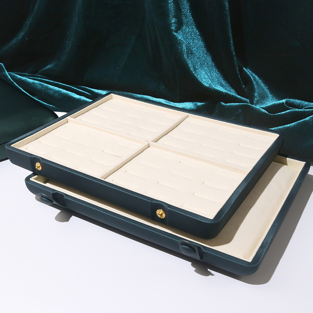 Leather Ring And Earring Storage Tray