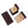Brown Suede Jewelry Box