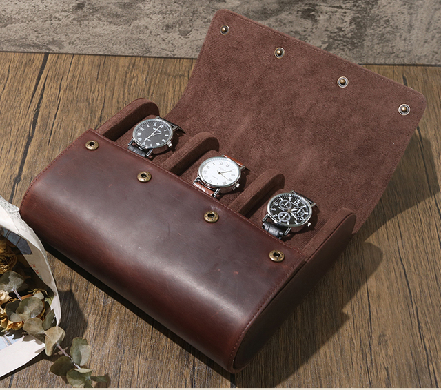 Leather Watch Storage Box