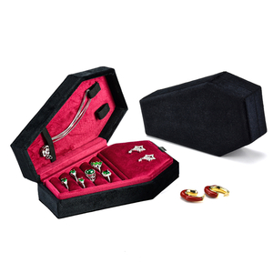 Velvet Casket Jewelry Box