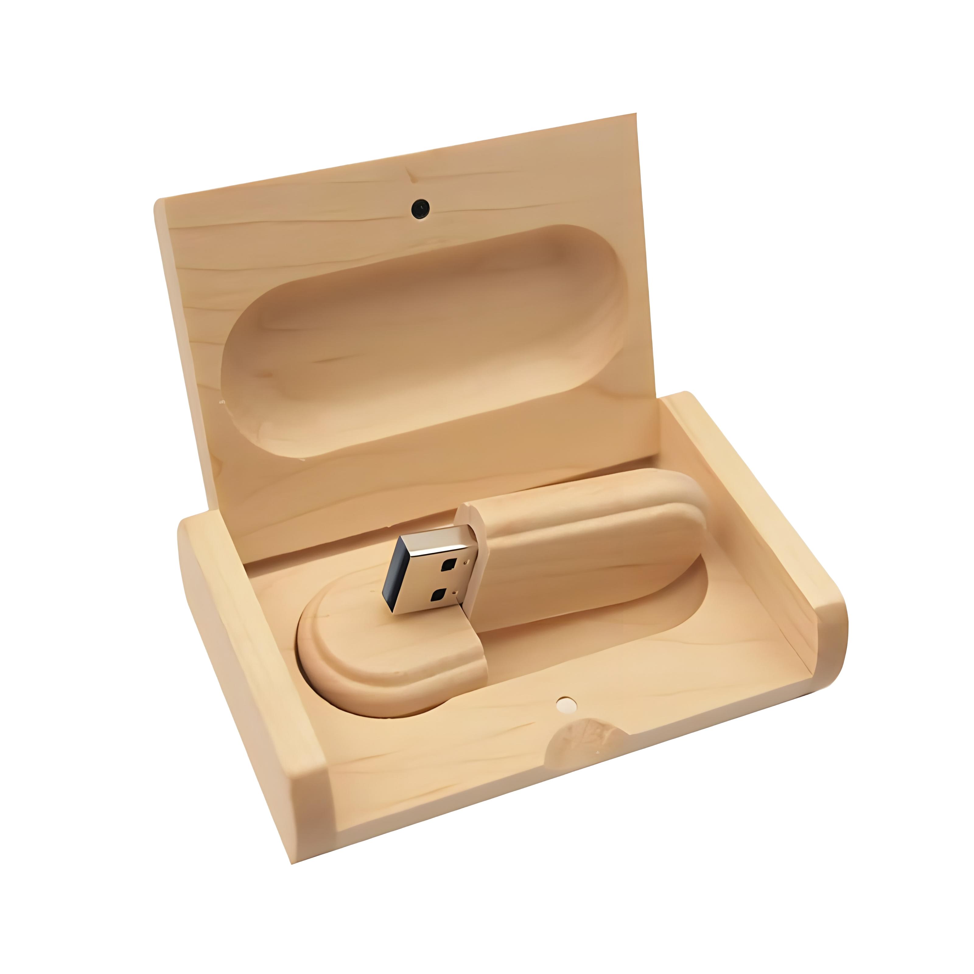 custom wooden usb box 
