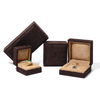 Brown Suede Jewelry Box