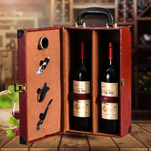Luxury Leather Wine Box