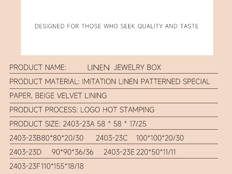 luxury Linen jewelry box4