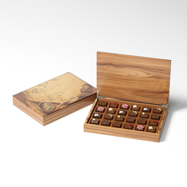Luxury Chocolate Wooden Box
