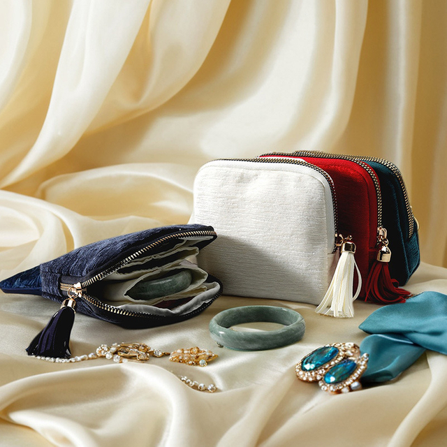 Jewelry Pouches with Zipper