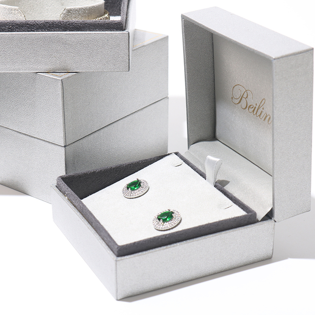 Silver Grey Jewelry Box