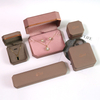 Gold Rim Octagonal Jewelry Box