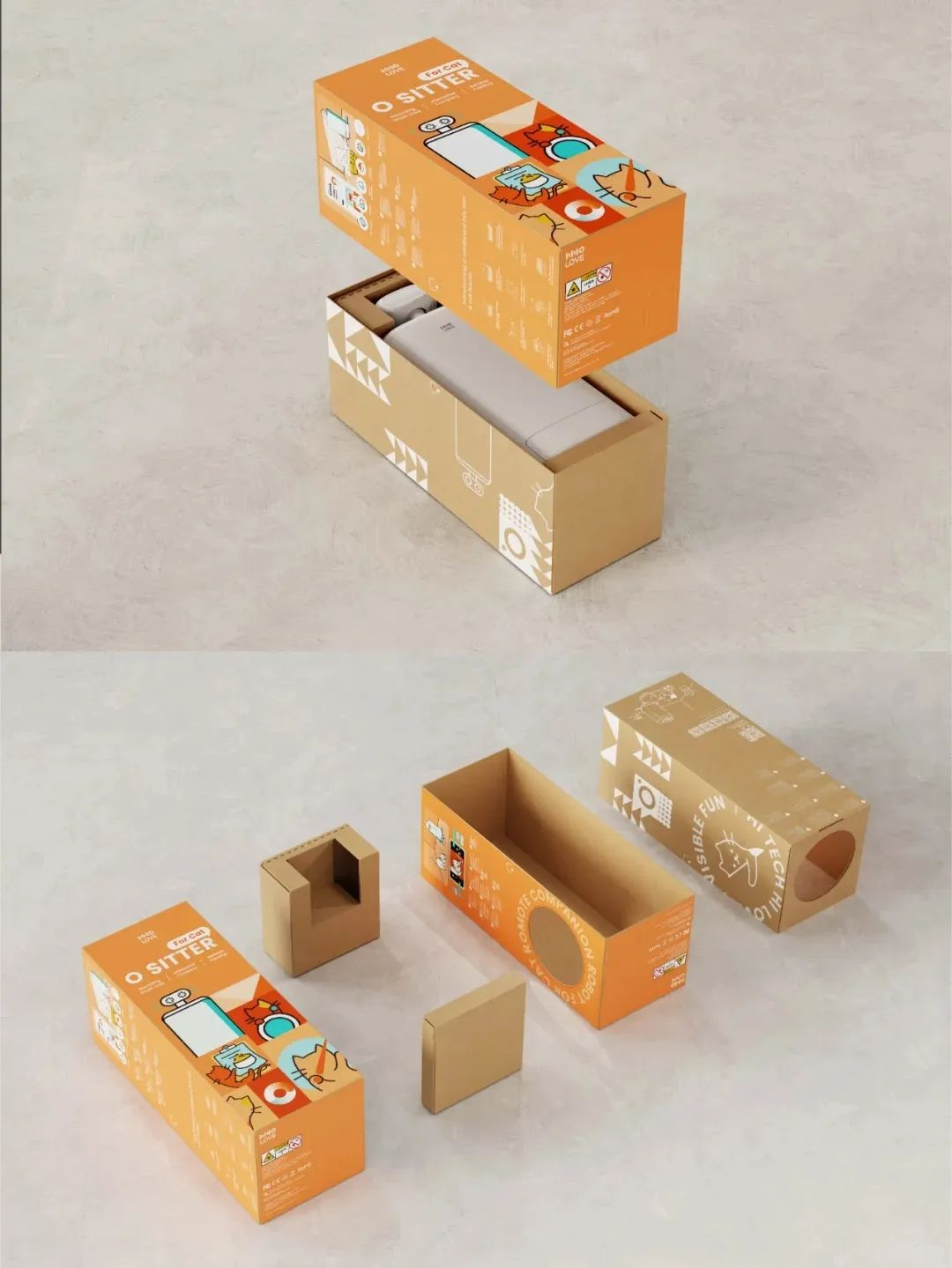 Environmentally friendly pet packaging