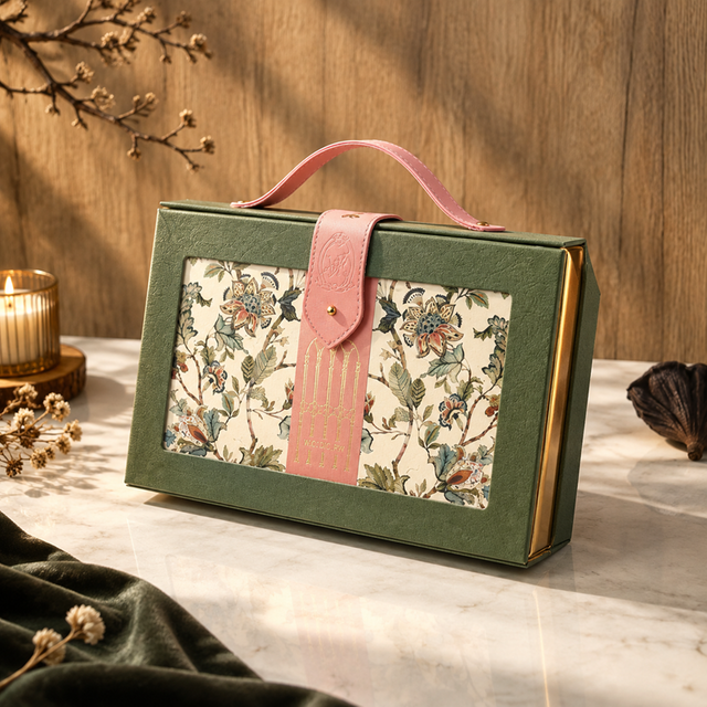 Vintage Floral Handheld Gift Box