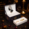 Rotating Black Swan Music Clockwork Box
