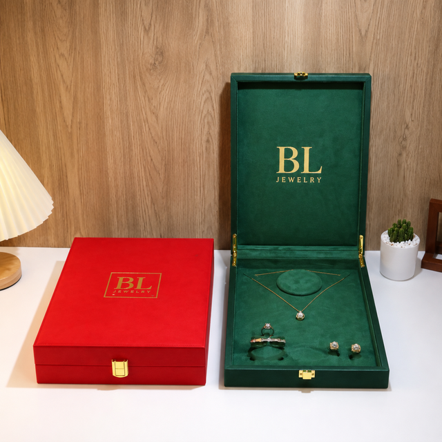 PU Leather Jewelry Set Gift Box