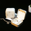 Fabric Jewelry Box with Initial