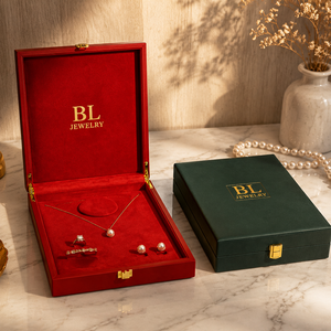 PU Leather Jewelry Set Gift Box